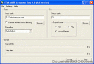 HTMLtoRTF Converter Easy screenshot